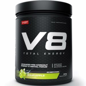 Vast V8 Total Energy Sour Apple Pre Workout Booster