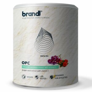 brandl® OPC Traubenkernextrakt Kapseln hochdosiert mit Acerola Vitamin C | Unabhängig laborgeprüft