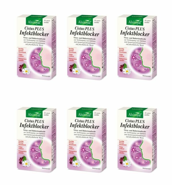 6x Alsiroyal Cistus Plus Infektblocker 6x30 Tabletten
