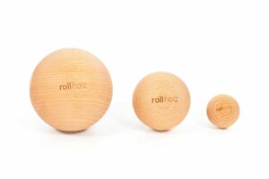 rollholz Faszienball Set Buche