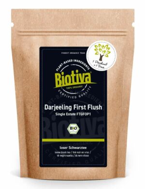 Biotiva Darjeeling First Flush Ftgfop1 Schwarztee Bio
