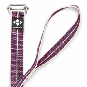 Yogagurt Loop aus Bio-Baumwolle 183 cm - Plum Weave