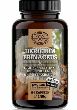 Scheunengut® Lions Mane -Hericium Erinaceus- 30% Polysaccharide