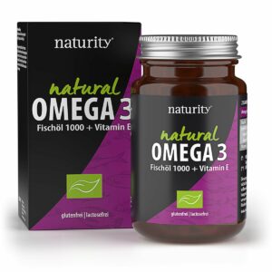 Naturity - Omega 3 Fischöl 1000 + Vitamin E