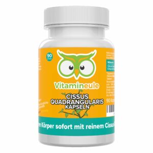 Cissus Quadrangularis Kapseln - hochdosiert - Qualität aus Deutschland - ohne Zusätze - Vitamineule®