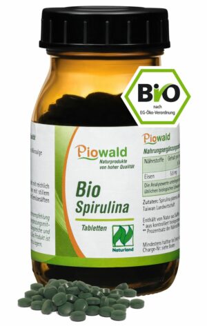 Piowald BIO Spirulina Tabletten - Naturland