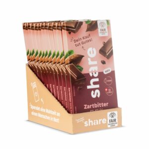 share Schokoladentafel Zartbitter (55% Kakao)