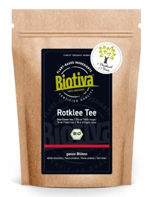 Biotiva Rotkleeblüten Tee Bio