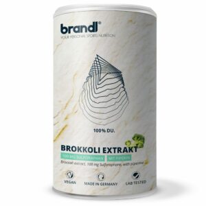 brandl® Sulforaphan aus Brokkolisprossen Extrakt mit Piperin | Premium Kapseln extern laborgeprüft