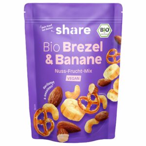 share Bio Nuss-Frucht-Mischung Brezel & Banane
