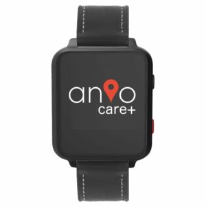 Anio 5 Care Senioren Smartwatch schwarz Klettverschluss mit SIM-Karte & Telefon