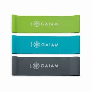 Gaiam Fitnessbänder mit verschiedenem Widerstand