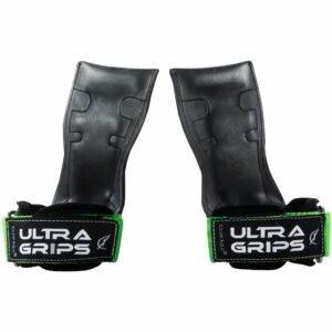 Climaqx Ultra-Grips - Zughilfen - Verleiht mehr Kontrolle und schütz vor Verletzungen - L/grün