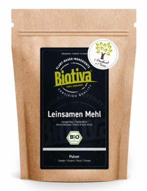 Biotiva Leinsamenmehl Bio