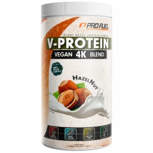 ProFuel - V-Protein 4K - Haselnuss - veganes Proteinpulver - aus 4 pflanzlichen Proteinen