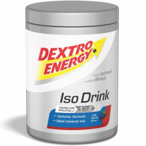 Dextro Energy Iso Drink - Isoton für eine schnelle Flüssigkeitsversorgung beim Sport - red berry