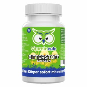 Bitterstoff Kapseln - hochdosiert - Qualität aus Deutschland - ohne Zusätze - Vitamineule®