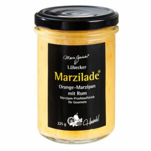 Lübecker Marzilade® Fruchtaufstrich Orange-Marzipan mit Rum