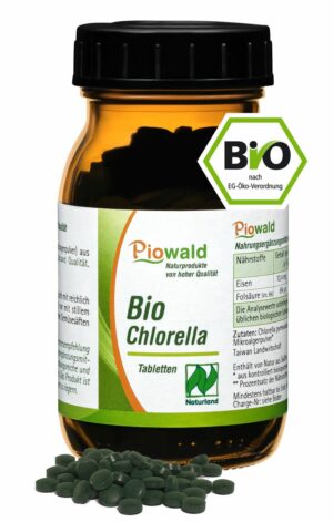 Piowald BIO Chlorella Tabletten - Naturland