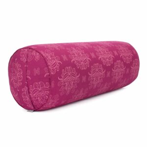 Maharaja Collection: Gemustertes Yoga-Bolster (rund)