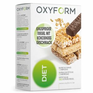 Oxyform Protein-Knusperriegel Kokosnuss Riegel