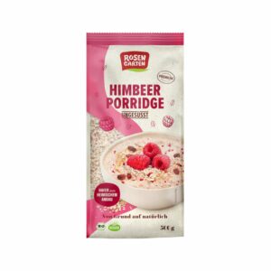 Rosengarten - Himbeer-Porridge ungesüßt