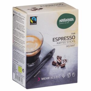 Naturata Bio Espresso instant Sticks Fairtrade