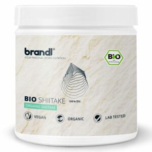 brandl® Bio Shiitake Pilz Kapseln hochdosiert | Premium extern laborgeprüft | Shitake mush room