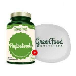GreenFood Nutrition Phytosterole + Kapselbehälter