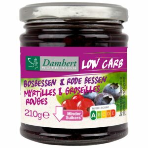 Damhert LOW Carb Blaubeeren und rote Beeren Konfitüre