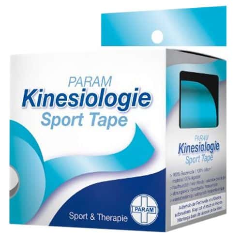 Param Kinesiologie Sport Tape 5 cm x 5 m blau