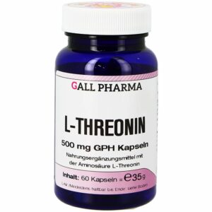 Gall Pharma L-Threonin 500 mg GPH Kapseln