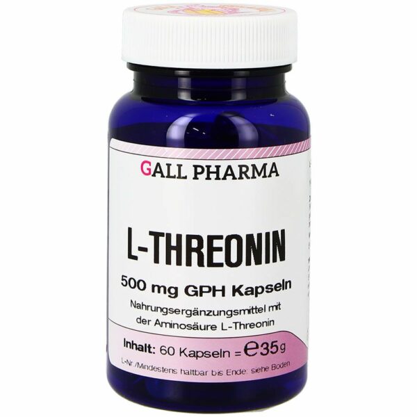 Gall Pharma L-Threonin 500 mg GPH Kapseln