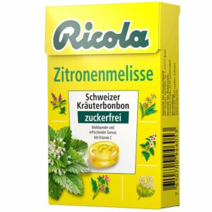 Ricola® Schweizer Kräuterbonbons Box Zitronenmelisse ohne Zucker