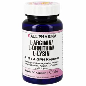 Gall Pharma L-Arginin/L-Ornithin/L-Lysin 4:3:4 GPH Kapseln