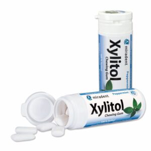 miradent Xylitol Chewing Gum Minze