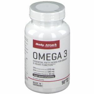 Body Attack Omega-3 Kapseln