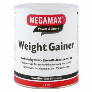 Megamax® Power & Sport Weight Gainer Kohlenhydrat-Eiweiß-Konzentrat Vanille-Geschmack