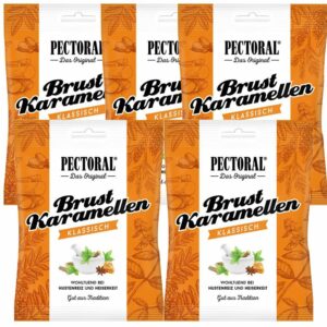 Original Pectoral® Brust-Karamellen Fünferpack