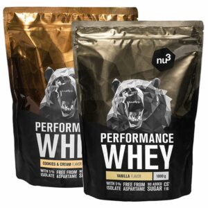 nu3 Performance Whey Proteinpulver Cookies-Cream + Vanille