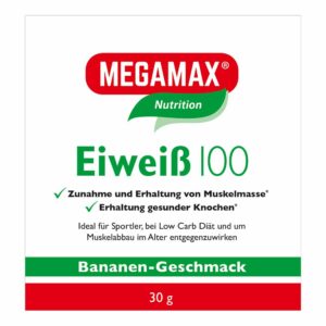 Megamax® Basic & Active Eiweiß 100 Bananen-Geschmack