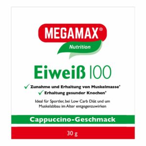 Megamax® Basic & Active Eiweiß 100 Cappuccino-Geschmack