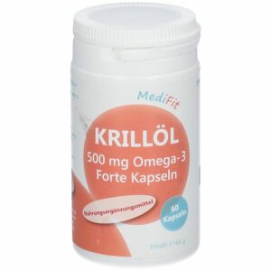 MediFit Krillöl 500 mg Omega-3 Forte Kapseln
