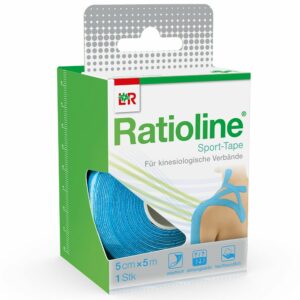 RatiolineÍ Sport Tape 5 cm x 5 m türkis