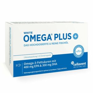 White Omega® Plus – Reine Omega-3-Fischöl-Kapseln