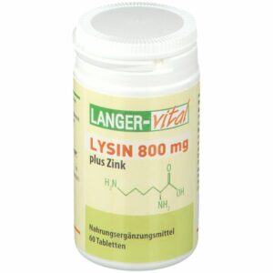 LANGER-vital Lysin 800 mg plus Zink