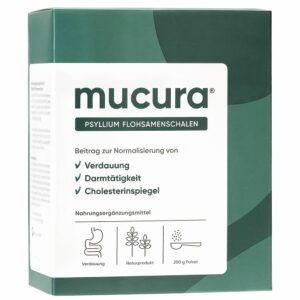 mucura® Flohsamenschalen Pulver