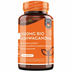 Nutravita 2100 mg Bio Ashwagandha hochdosiert