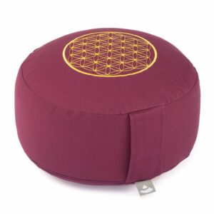 Meditationskissen Rondo ECO aubergine