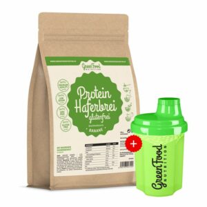GreenFood Nutrition Protein Haferbrei glutenfrei + 300ml Shaker